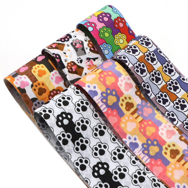 6 styles/roll,each style 4 strip 50x6.5cm(19.69x2.56inch) footprint Style Combination, 100% Polyester Roll Fabric Strips, for Quilting DIY, Handicrafts and Blankets, Rugs, Interior Decoration, Home Decoration and Wallet Making 6 image 4 pcs each