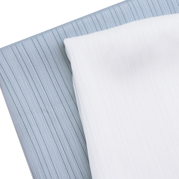 1Pc solid stripe Printed Premium Chiffon Fabric - 59x19.68inch(150x50cm) Pre-cut Fabric,Perfect for DIY Sewing,Bags,Party Decor, Tablecloths, Gift Wrapping,Cushions & Furniture Covers