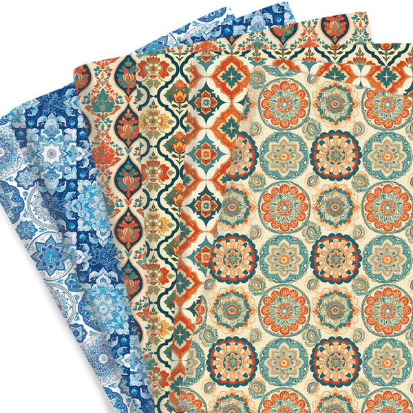 1pc Geometric Patterns Series Pattern Quilting Fabric-17.7x19.68inch(45x50cm) Polyester Craft Fabrics DIY Handmade Projects Doll Clothes Fabric Precut For Patchwork Craft(108gsm)